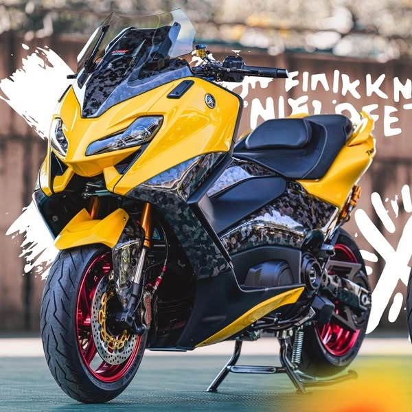 Cùng tôi ngắm qua chiếc chiếc yamaha tmax tech max độ cực chất đến từ stamp moto shop - 40
