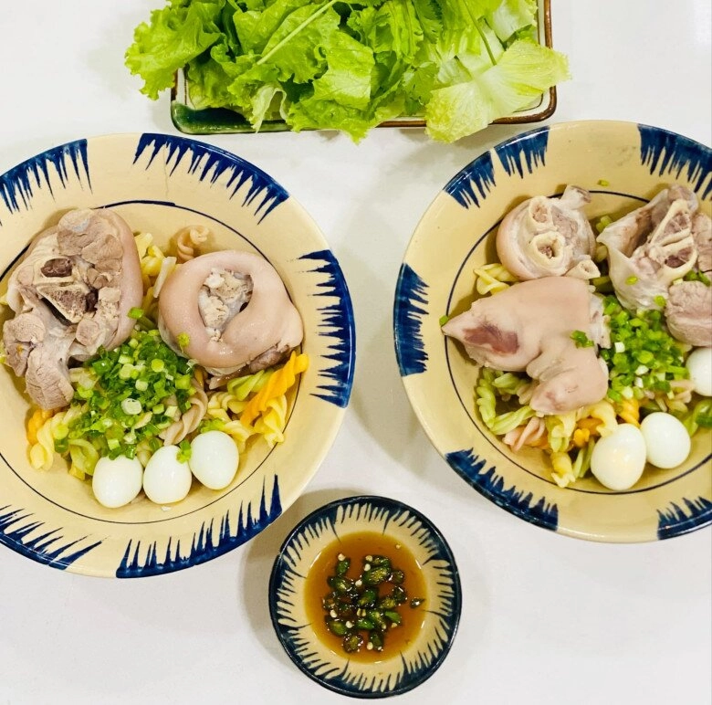 Cuối tuần đổi gió với nui giò heo trứng cút vừa ngon lại lạ miệng đủ dinh dưỡng - 11