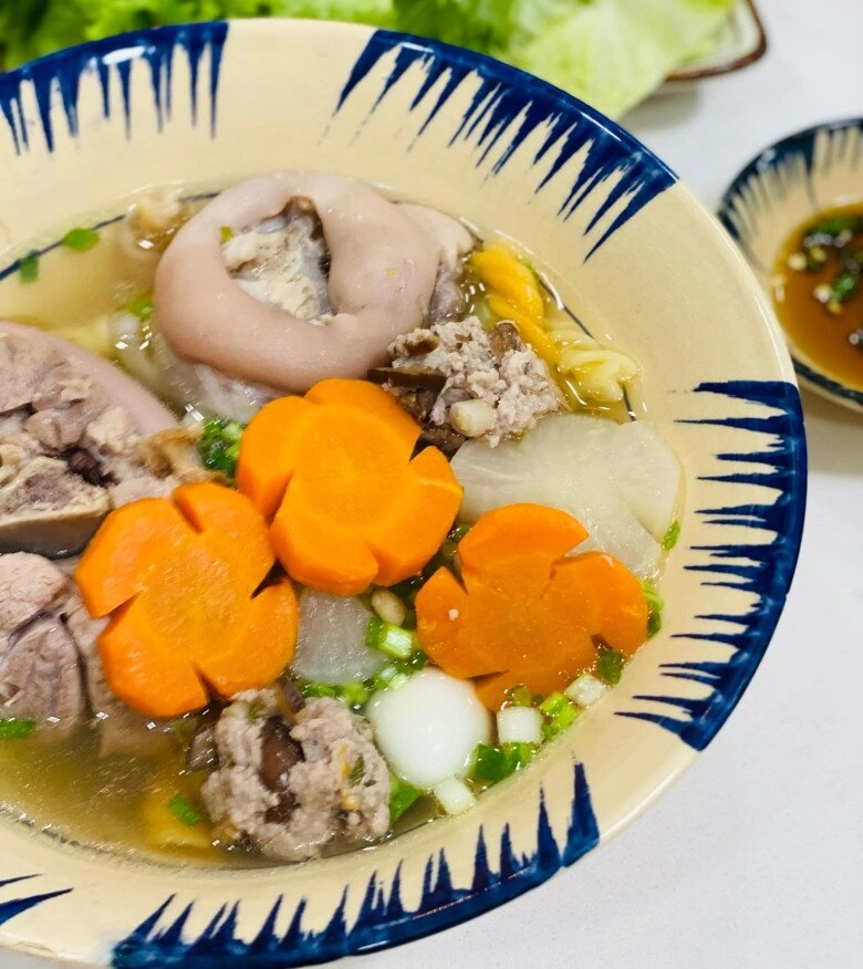 Cuối tuần đổi gió với nui giò heo trứng cút vừa ngon lại lạ miệng đủ dinh dưỡng - 13