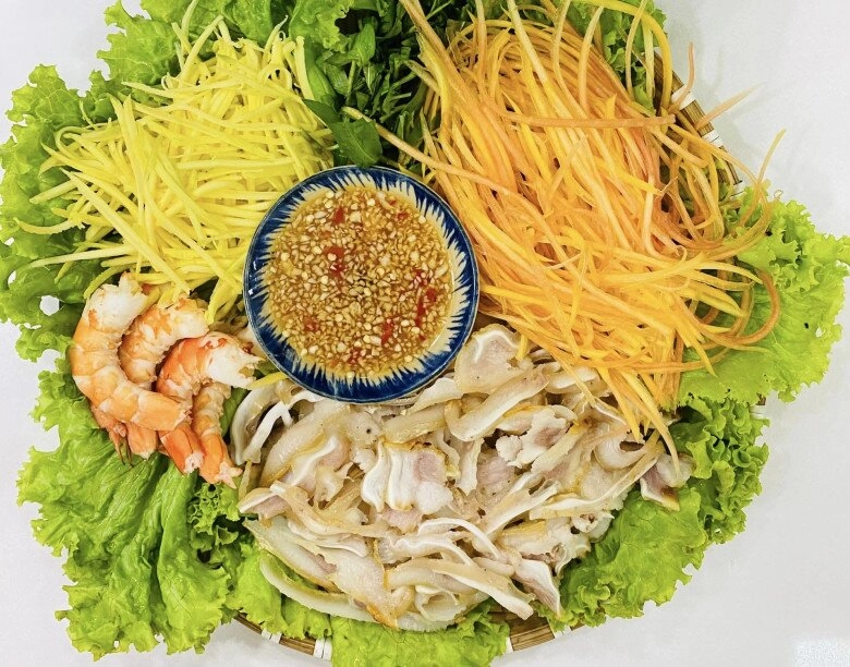 Cuối tuần làm nộm đu đủ tai heo cực hấp dẫn thêm một bước này hương vị ngon bất chấp - 8