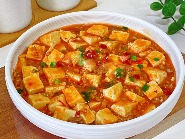 Đậu hũ sốt thịt băm thơm ngon mềm mịn cho vào miệng là tan ăn với cơm quá tốn - 7