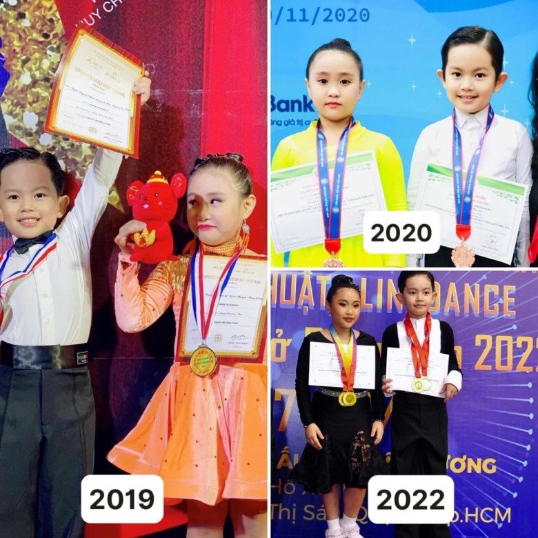 Để đoạt 10 hcv dancesport ít người biết con trai khánh thi phan hiển phải quấn dây kháng lực quanh cơ thể mỗi ngày - 4