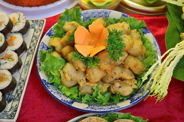 Đẹp lịm tim với mâm cỗ chay đủ món cúng rằm tháng giêng của nàng dâu phố cổ - 9