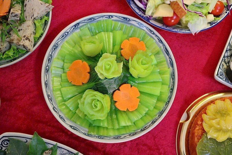 Đẹp lịm tim với mâm cỗ chay đủ món cúng rằm tháng giêng của nàng dâu phố cổ - 11