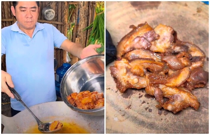Diễn viên huỳnh anh tuấn làm món nọng heo chiên giòn xóc chua cay ăn đã miệng phát hiện nam tài tử hay làm đồ nhậu nhâm nhi - 6