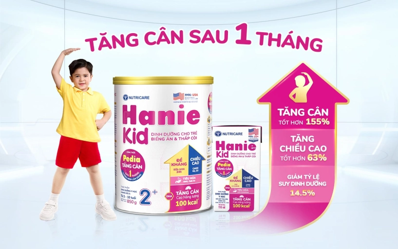 Dinh dưỡng y học giúp trẻ cải thiện biếng ăn tăng cân sau 1 tháng - 3