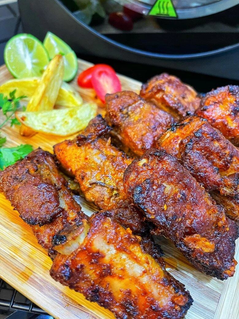 Đổi bữa với sườn nướng ngũ vị thơm lừng 10 người ăn 11 người khen nức nở - 9