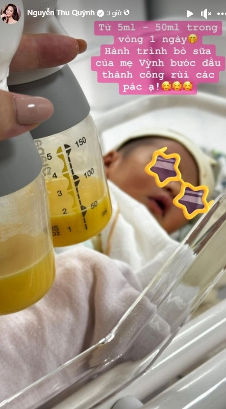 Dv thu quỳnh khoe làm bò sữa thành công khi vắt được sữa mẹ vàng sánh nhiều gấp 10 lần sau 1 ngày kích - 1