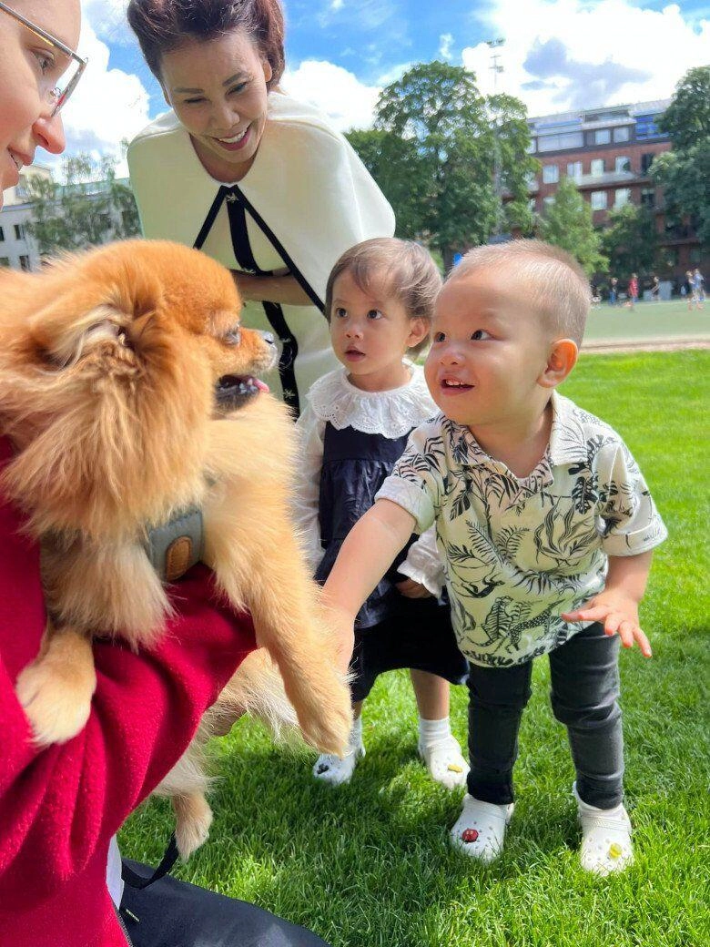 Gia đình đàm vĩnh hưngđón thêm thành viên mới bé polo6 tuổi đã lên chức anh - 8