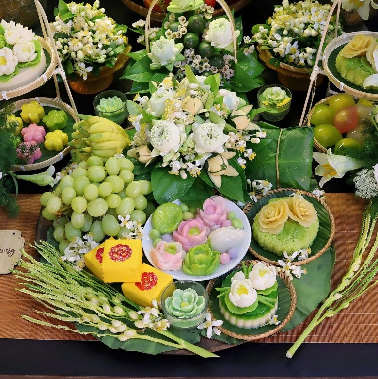 Gợi ý mâm cỗ cúng tết hàn thực đẹp mắt dễ chuẩn bị của mẹ đảm hà nội - 1