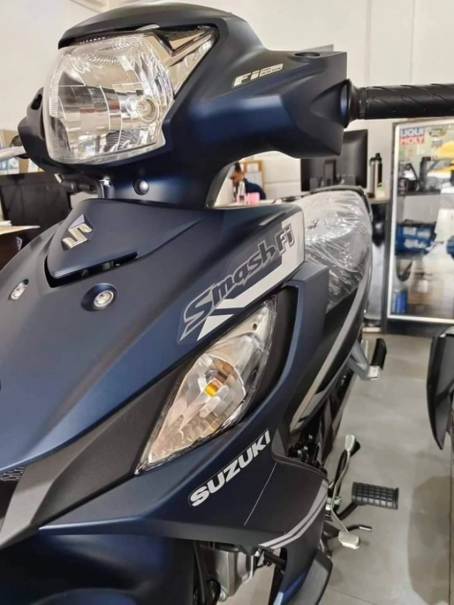 Hình ảnh thực tế của suzuki smash 115 fi 2025 tại đại lý có giá bán từ 28 đến 30 triệu đồng - 8