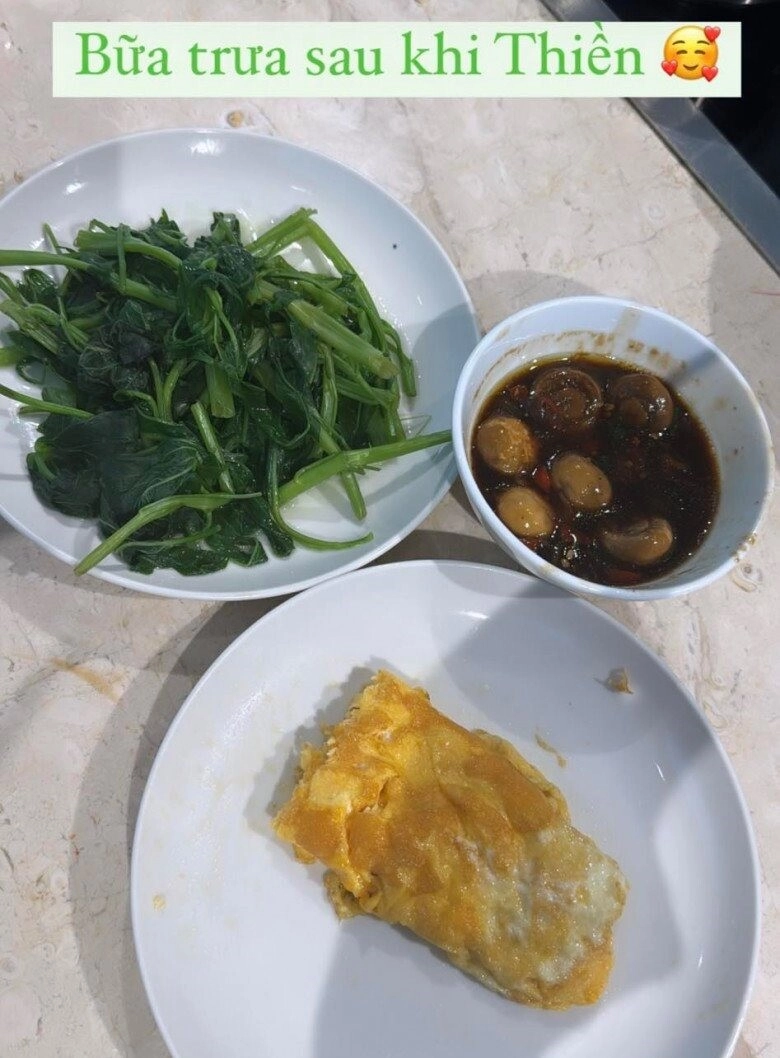 Hồ ngọc hà khoe cơm tấm nhà em với đĩa full topping ai ngờ lại vô cùng thanh đạm - 3