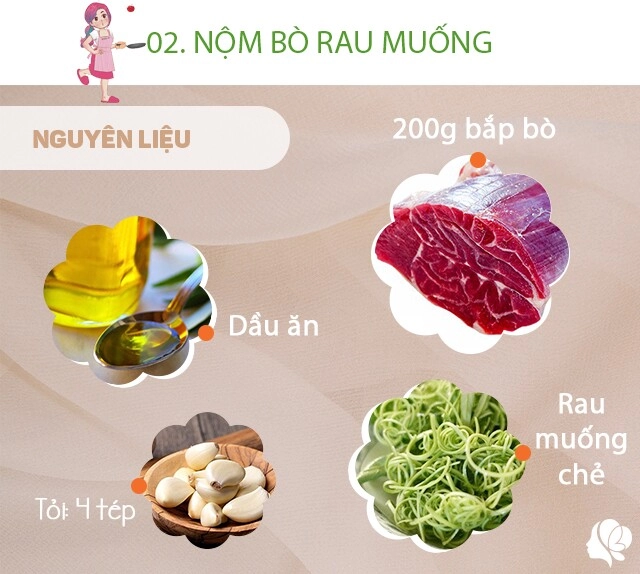Hôm nay nấu gì bữa tối 3 món nhưng siêu ngon cân bằng dinh dưỡng - 4