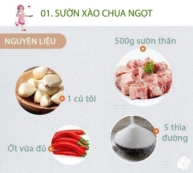 Hôm nay nấu gì bữa tối 4 món cân bằng vị giác nhìn là thèm ăn - 2