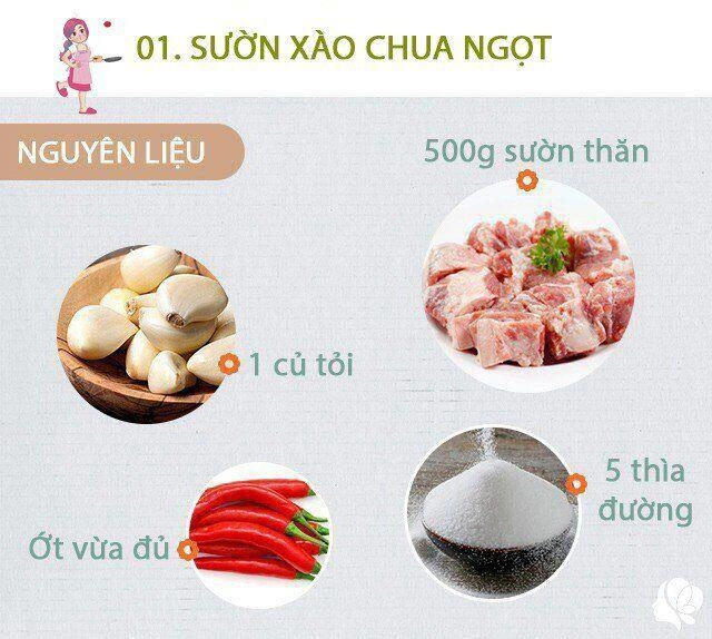 Hôm nay nấu gì sườn xào - cá nướng - canh ngao chua mát nghe thôi đã thấy đói - 2