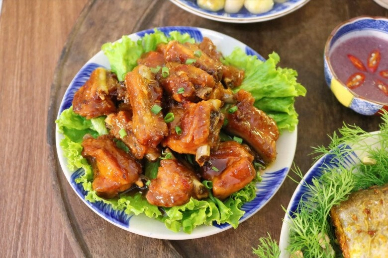 Hôm nay nấu gì sườn xào - cá nướng - canh ngao chua mát nghe thôi đã thấy đói - 3