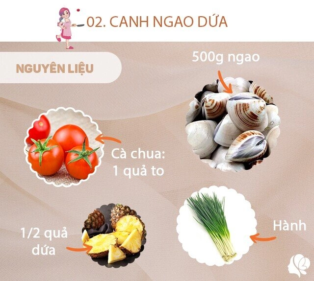 Hôm nay nấu gì sườn xào - cá nướng - canh ngao chua mát nghe thôi đã thấy đói - 4