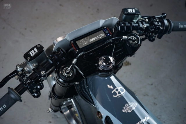 Honda dax 125 độ đến từ đài loan - kiệt tác tùy chỉnh kết hợp hiện đại và cổ điển - 8