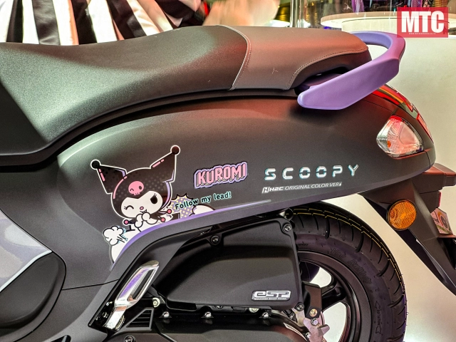 Honda trình làng scoopy kuromi phiên bản đặc biệt kỷ niệm 20 năm ra mắt nhân vật kuromi - 5