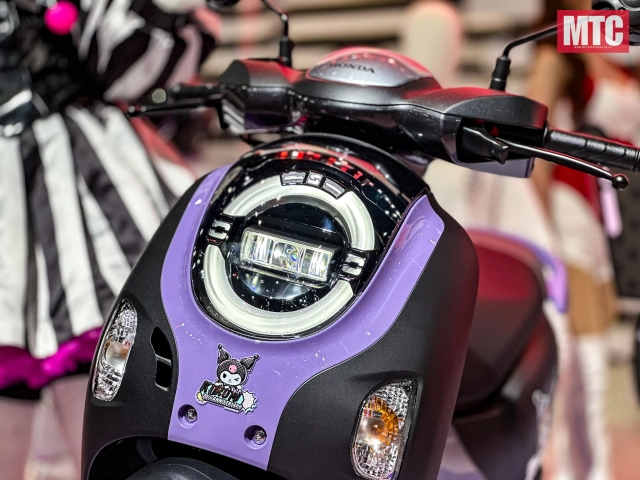 Honda trình làng scoopy kuromi phiên bản đặc biệt kỷ niệm 20 năm ra mắt nhân vật kuromi - 7
