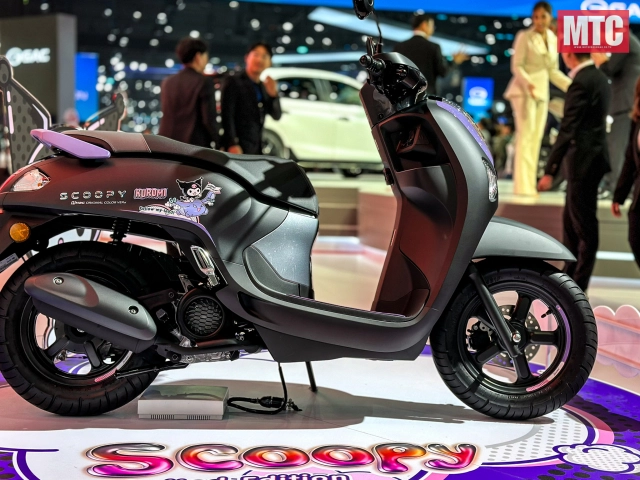 Honda trình làng scoopy kuromi phiên bản đặc biệt kỷ niệm 20 năm ra mắt nhân vật kuromi - 10