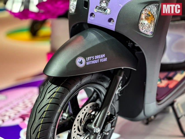 Honda trình làng scoopy kuromi phiên bản đặc biệt kỷ niệm 20 năm ra mắt nhân vật kuromi - 11