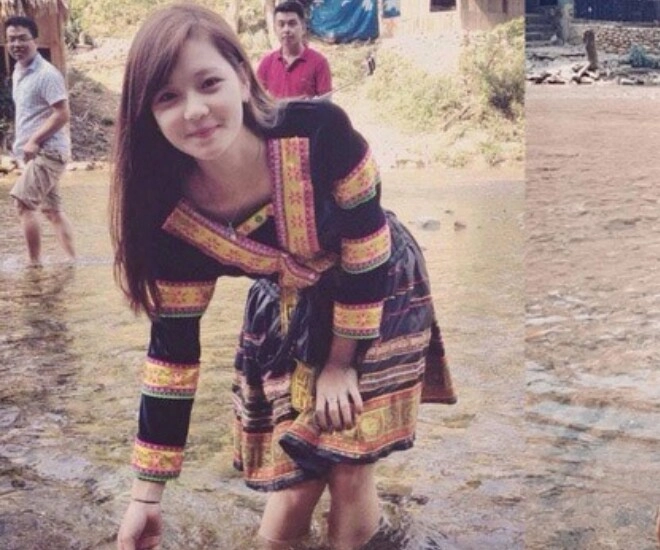 hot girl dân tộc nổi tiếng mxh 10 năm trước nay làm mẹ đơn thân đẹp hút hồn cứ ra đường là bạn khác giới xin làm quen - 1