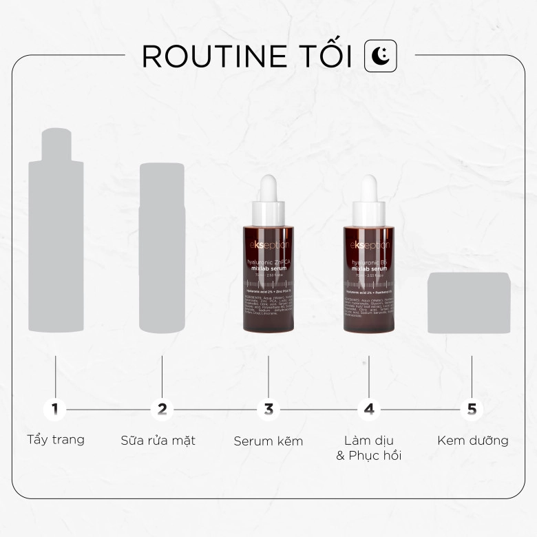 Hyaluronic znpca và b5 của ekseption bộ đôi cứu tinh mùa hè cho làn da dầu mụn - 6