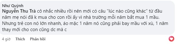 Không mua đồng phục cho con mẹ việt bị cô giáo đăng ảnh bóng gió một bạn lúc nào cũng mặc khác cả lớp - 4