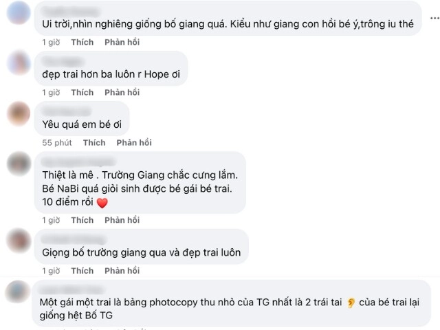 Lần đầu diện mạo con trai nhã phương được công khai bé hope điển trai mắt to mũi cao giống y đúc trường giang - 2