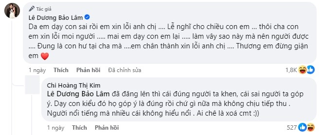 Lê dương bảo lâm bị chỉ trích vì dùng tiền quyền lấy đồ người khác cho con gái phải lên tiếng xin lỗi - 9