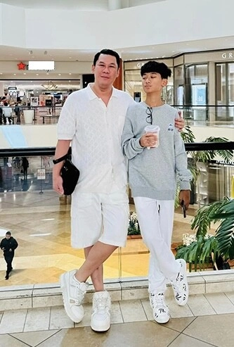Lệ quyên 1m63 con trai 13 tuổi đã 1m7 biết chiều cao của chồng cũ đức huy càng hoang mang - 2