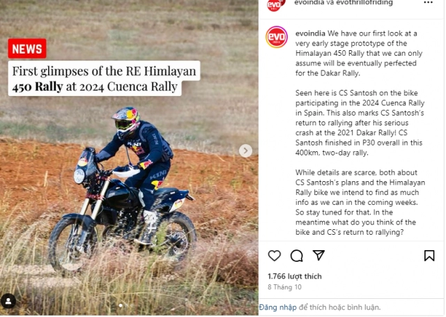 Liệu royal enfield có đang sản xuất xe rally himalayan 450 không - 1