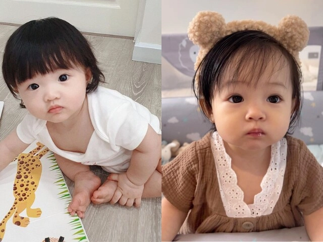 Loạt khoảnh khắc giống nhau đến bất ngờ của con gái winnie nhà đông nhi ông cao thắng và suchin nhà cường đôla - 2