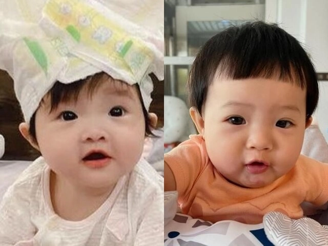 Loạt khoảnh khắc giống nhau đến bất ngờ của con gái winnie nhà đông nhi ông cao thắng và suchin nhà cường đôla - 6