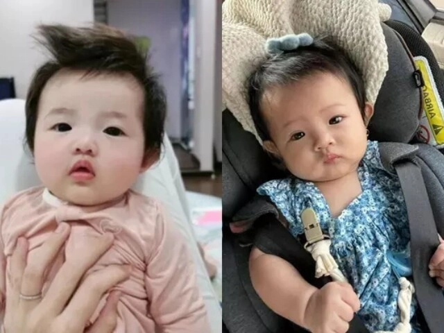 Loạt khoảnh khắc giống nhau đến bất ngờ của con gái winnie nhà đông nhi ông cao thắng và suchin nhà cường đôla - 9