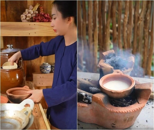 Mâm cơm chân quê của quỳnh trang - em vợ lê dương bảo lâm nấu cho bố hút hàng trăm nghìn like - 2