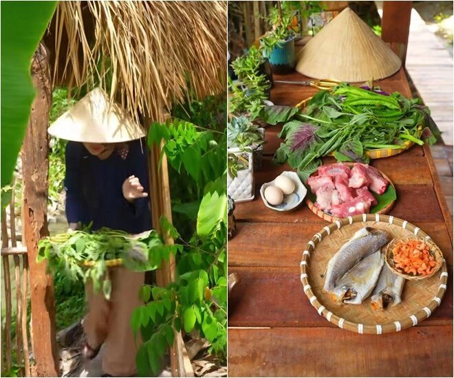 Mâm cơm chân quê của quỳnh trang - em vợ lê dương bảo lâm nấu cho bố hút hàng trăm nghìn like - 5