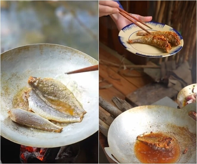Mâm cơm chân quê của quỳnh trang - em vợ lê dương bảo lâm nấu cho bố hút hàng trăm nghìn like - 9