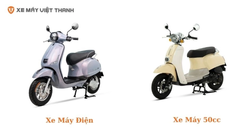 Mẫu xe 50cc hay xe máy điện sẽ tốt hơn - 1