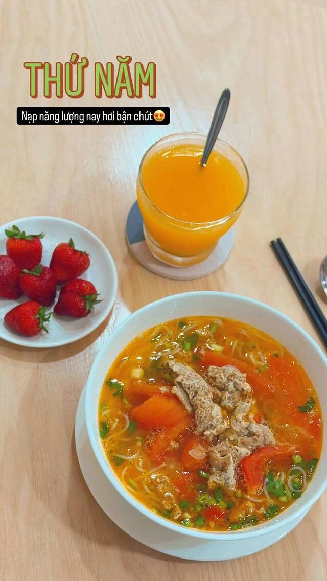 Mc mai ngọc khoe loạt mâm cơm nhà ngon đẹp sau khi kết hôn lần 2 giúp mẹ bầu khỏe lại trẻ lâu - 7