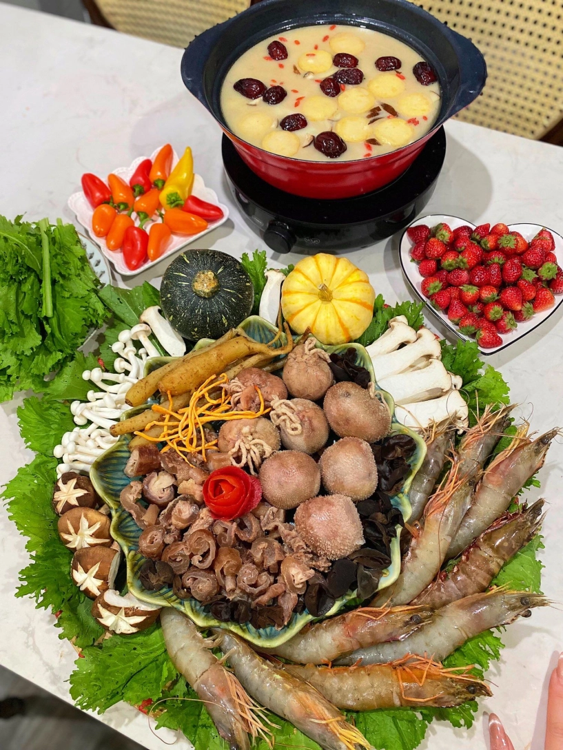 Mẹ đảm hải phòng mê nấu ăn khoe những bữa cơm trên mái nhà ít rau nhiều thịt nhìn mà mê mẩn - 15