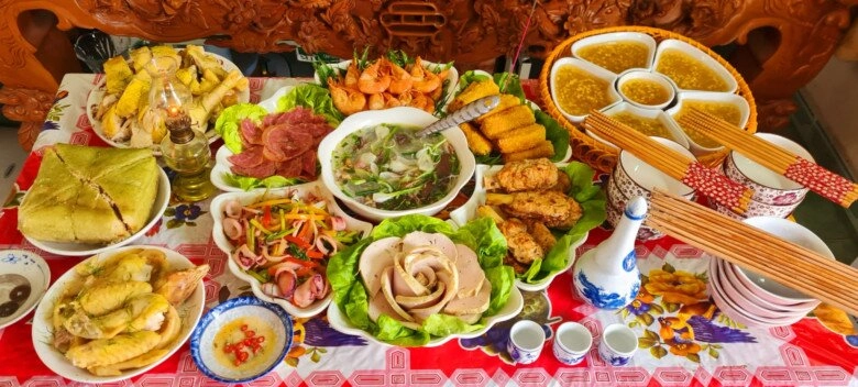 Mẹ đảm khoe loạt mâm cỗ cúng nhà làm vừa ngon lại đẹp mắt ai bí món có thể tham khảo - 2