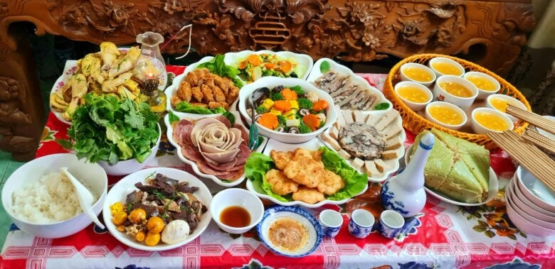 Mẹ đảm khoe loạt mâm cỗ cúng nhà làm vừa ngon lại đẹp mắt ai bí món có thể tham khảo - 3