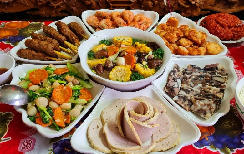 Mẹ đảm khoe loạt mâm cỗ cúng nhà làm vừa ngon lại đẹp mắt ai bí món có thể tham khảo - 5