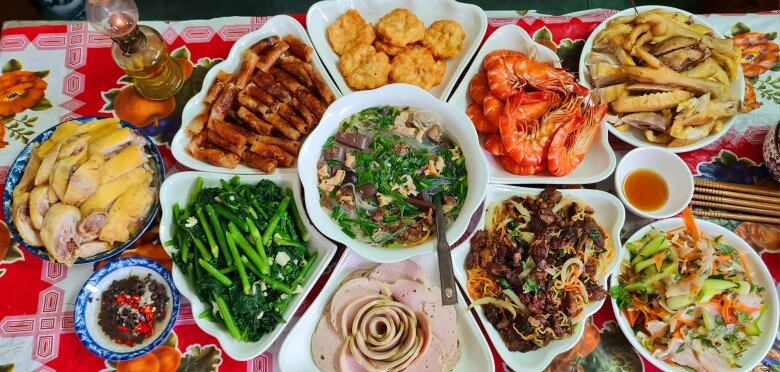 Mẹ đảm khoe loạt mâm cỗ cúng nhà làm vừa ngon lại đẹp mắt ai bí món có thể tham khảo - 16