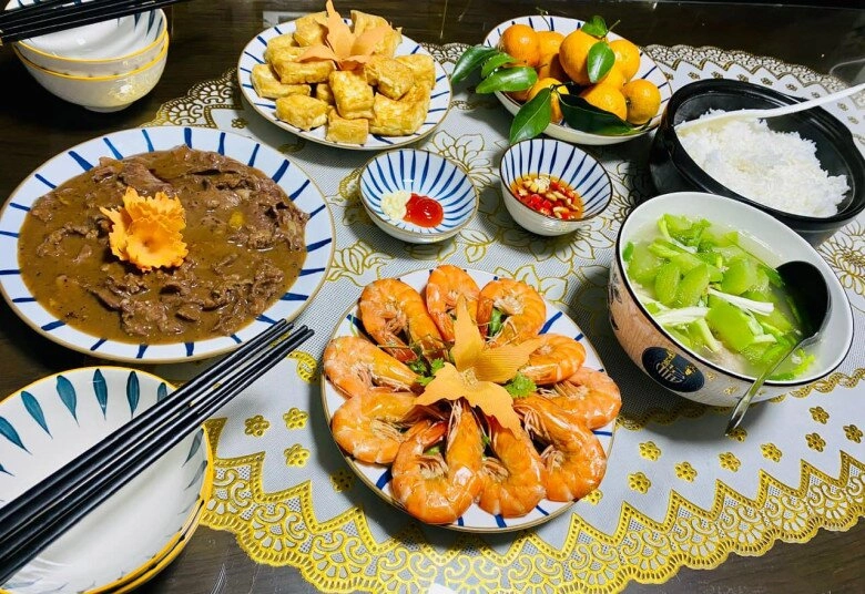 Mẹ đảm khoe loạt mâm cơm nhà vừa ngon lại dễ nấu chồng nói nấu thế này bảo sao không mập - 12
