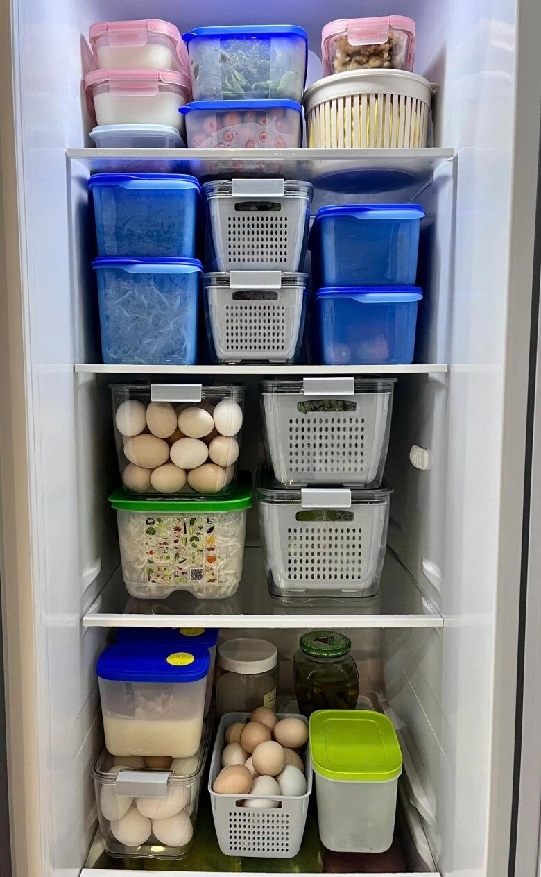 Mẹ đảm nghiện đồ quê tháng nào cũng được bố mẹ gửi đồ đầy ắp tủ chia sẻ cách bảo quản thực phẩm cả tháng vẫn ngon - 10