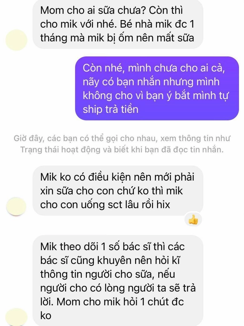 Nhà không có điều kiện mẹ việt lên mạng xin sữa cho con bú không ngờ nhận về nhiều chỉ trích - 1