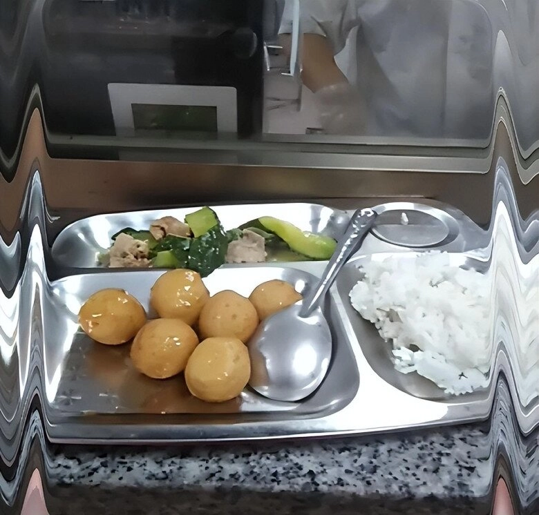 Một học sinh lén chụp hình bữa trưa ở trường gửi cho mẹ phụ huynh lên trường kiện nhưng xấu hổ nghe hiệu trưởng nói - 2